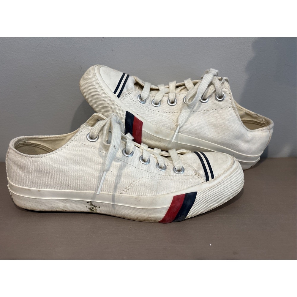 Pro-Keds Royal Lo Classic Canvas Shoes Mens 6 Casual Sneakers Lace Up‎ White